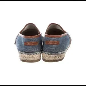 サンダル DOLCE & GABBANA Brown Denim Espadrilles Dolce & Gabbana Men's Patch Denim Espadrilles Brown 13 US